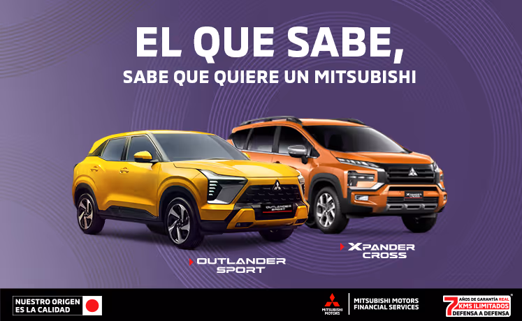 Estrena un Mitsubishi con tasa desde 4.9%(1) o tasa 9.9%(2) + 1 año de Seguro Gratis(3) + 0% Comisión por Apertura(4) solo con Mitsubishi Motors Financial Services.
