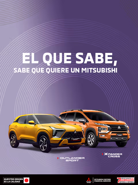 Estrena un Mitsubishi con tasa desde 4.9%(1) o tasa 9.9%(2) + 1 año de Seguro Gratis(3) + 0% Comisión por Apertura(4) solo con Mitsubishi Motors Financial Services.