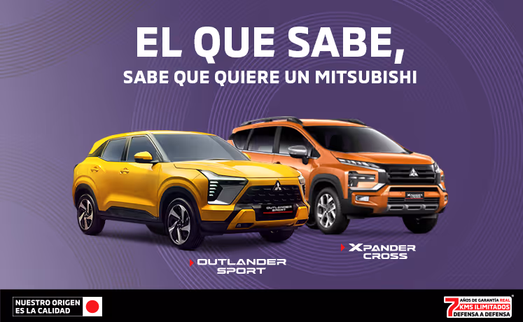Estrena un Mitsubishi con tasa desde 4.9%(1) o tasa 9.9%(2) + 1 año de Seguro Gratis(3) + 0% Comisión por Apertura(4) solo con Mitsubishi Motors Financial Services.