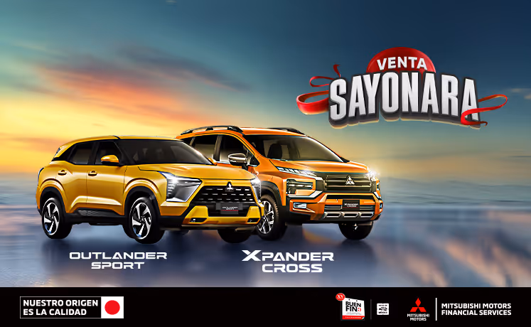 Estrena un Mitsubishi con tasa desde 3.9%(1) o 24 meses sin intereses(2) + 0% Comisión por Apertura(3) solo con Mitsubishi Motors Financial Services. Estrena un Mitsubishi con tasa desde 3.9%(1) o 24 meses sin intereses(2) + 0% Comisión por Apertura(3) solo con Mitsubishi Motors Financial Services.