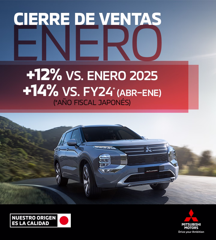 Mitsubishi Motors México comienza el año con un crecimiento por arriba del 10% vs enero 2025