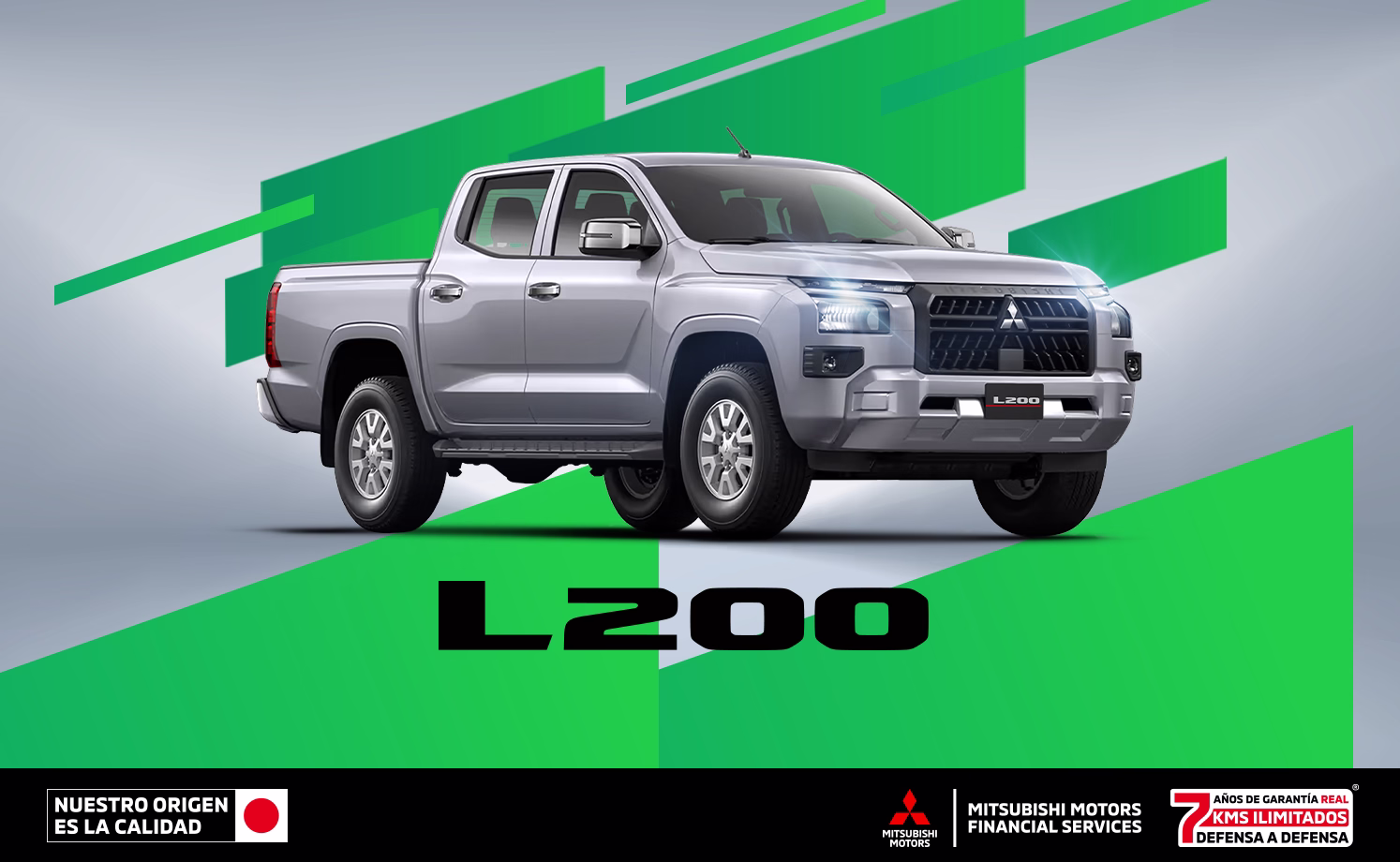 Estrena una Mitsubishi L200 GLS AT 4x4 DSL 2026 con tasa desde 7.9%(1) o Bono Flexible de hasta $55,500.00 M.N.(2) solo con Mitsubishi Motors Financial Services. Estrena una Mitsubishi L200 GLS AT 4x4 DSL 2026 con tasa desde 7.9%(1) o Bono Flexible de hasta $55,500.00 M.N.(2) solo con Mitsubishi Motors Financial Services.