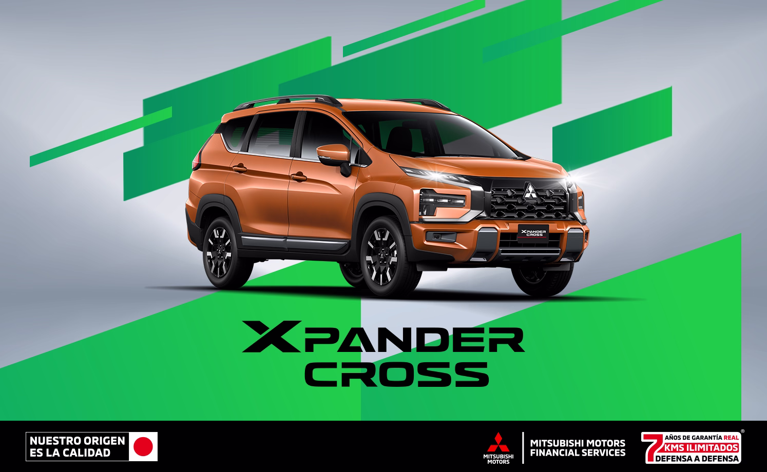 Estrena una Mitsubishi Xpander Cross 2026 desde Tasa 7.9%(1) o 1 año de Seguro Gratis(2) solo con Mitsubishi Motors Financial Services. Estrena una Mitsubishi Xpander Cross 2026 desde Tasa 7.9%(1) o 1 año de Seguro Gratis(2) solo con Mitsubishi Motors Financial Services.