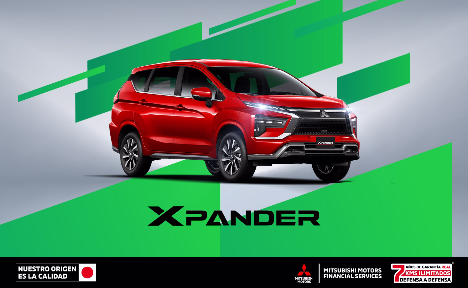 Estrena una Mitsubishi Xpander GLS 2026 con una tasa de 7.9%(1) o 1 año de Seguro gratis(2) + 0% Comisión por apertura(3) solo con Mitsubishi Motors Financial Services. Estrena una Mitsubishi Xpander GLS 2026 con una tasa de 7.9%(1) o 1 año de Seguro gratis(2) + 0% Comisión por apertura(3) solo con Mitsubishi Motors Financial Services.