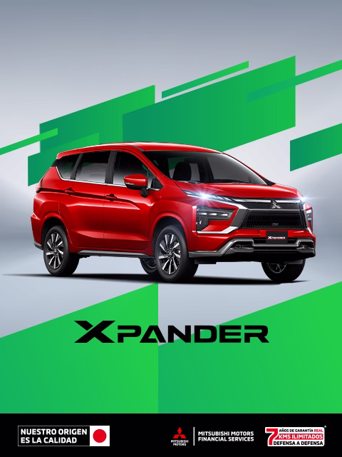 Estrena una Mitsubishi Xpander GLS 2026 con una tasa de 7.9%(1) o 1 año de Seguro gratis(2) + 0% Comisión por apertura(3) solo con Mitsubishi Motors Financial Services.