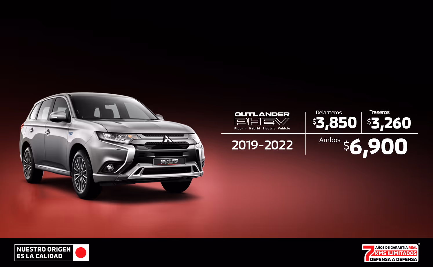 Pon al día los frenos de tu Mitsubishi Outlander PHEV a un precio especial. Encuentra un precio especial para su mantenimiento y sigue manejando con seguridad en cada recorrido. Pon al día los frenos de tu Mitsubishi Outlander PHEV a un precio especial. Encuentra un precio especial para su mantenimiento y sigue manejando con seguridad en cada recorrido.