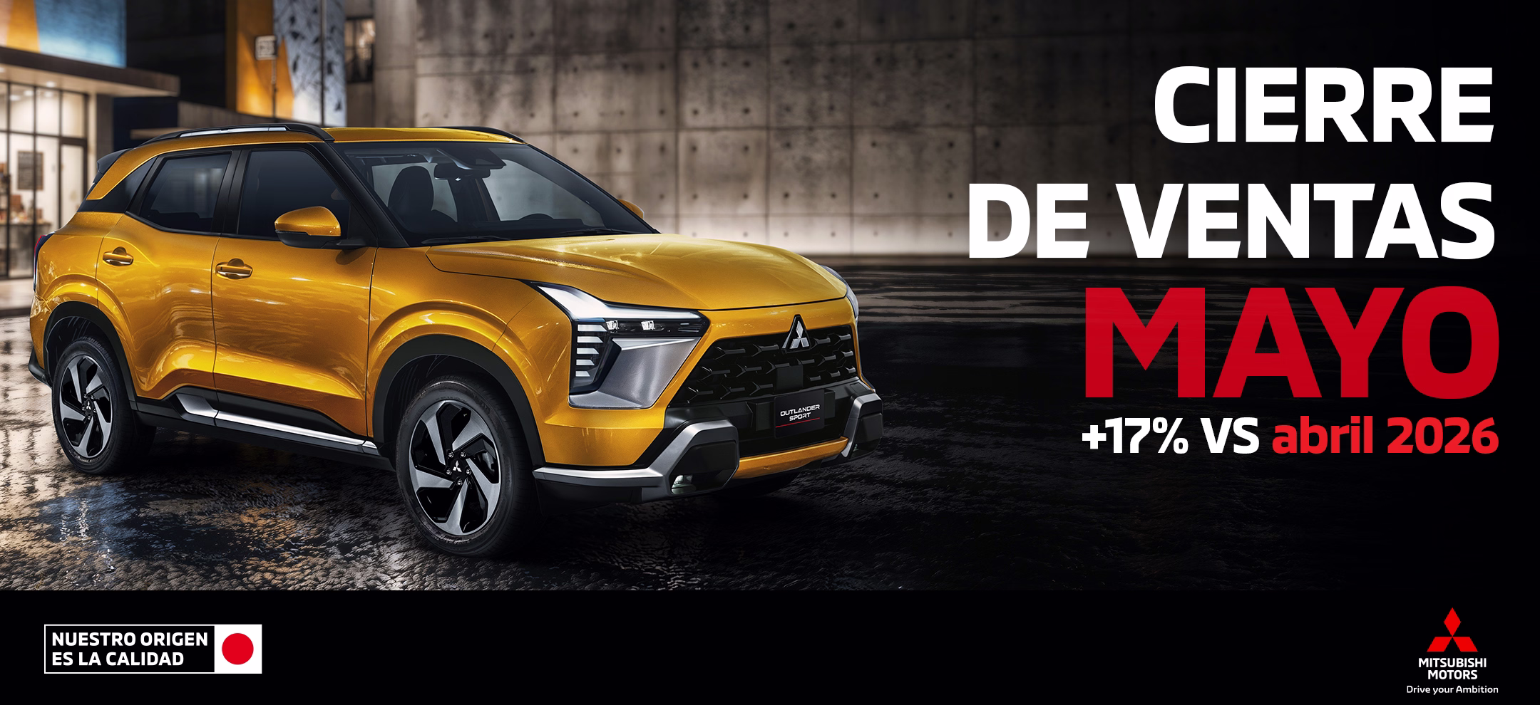 Mitsubishi Motors de México registra un crecimiento del +17% en mayo y avanza hacia un semestre histórico en ventas