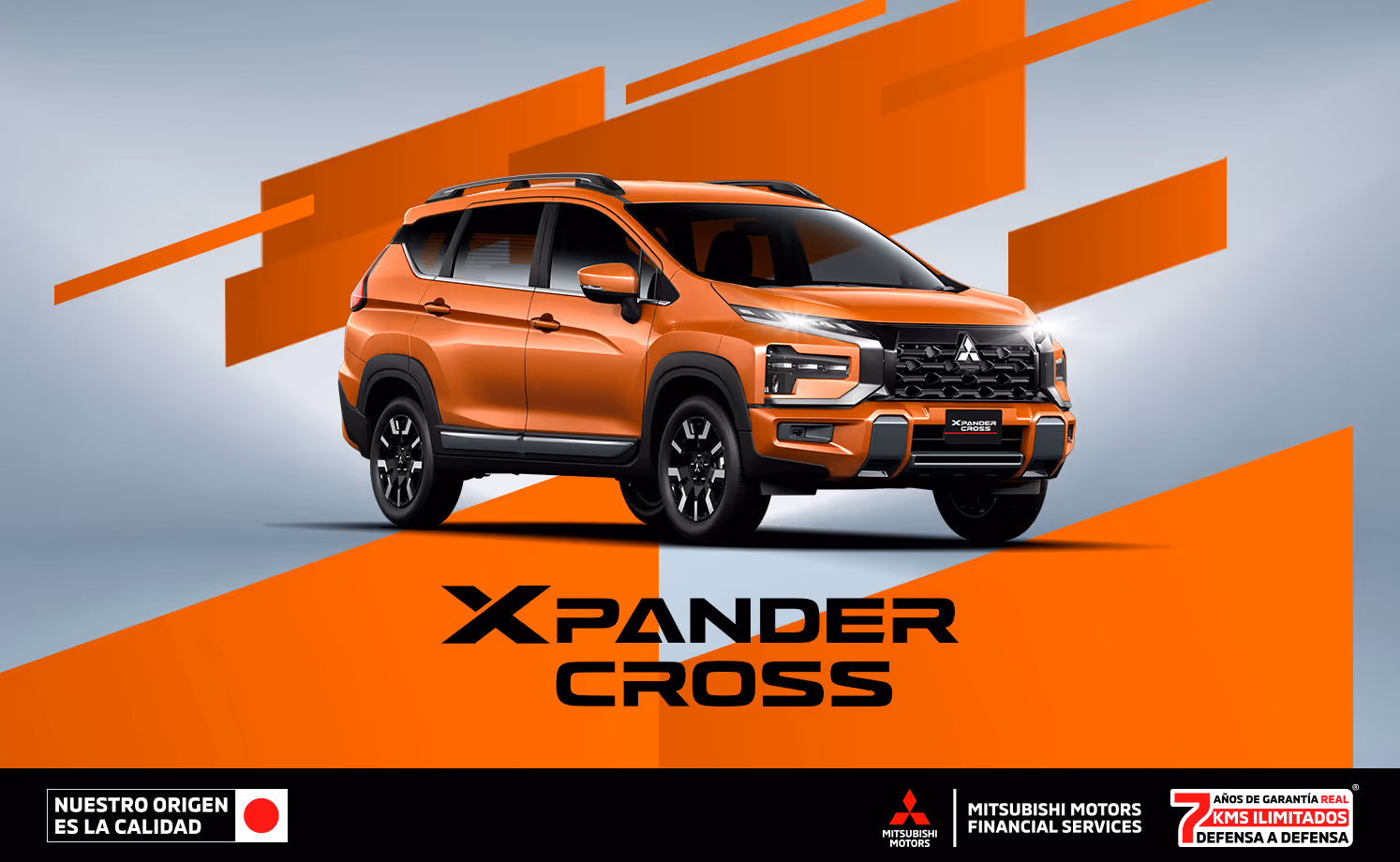 Estrena una Mitsubishi Xpander Cross 2026 desde tasa 7.9%(1) o 1 año de Seguro Gratis(2) + 0% Comisión por apertura(3) solo con Mitsubishi Motors Financial Services. Estrena una Mitsubishi Xpander Cross 2026 desde tasa 7.9%(1) o 1 año de Seguro Gratis(2) + 0% Comisión por apertura(3) solo con Mitsubishi Motors Financial Services.