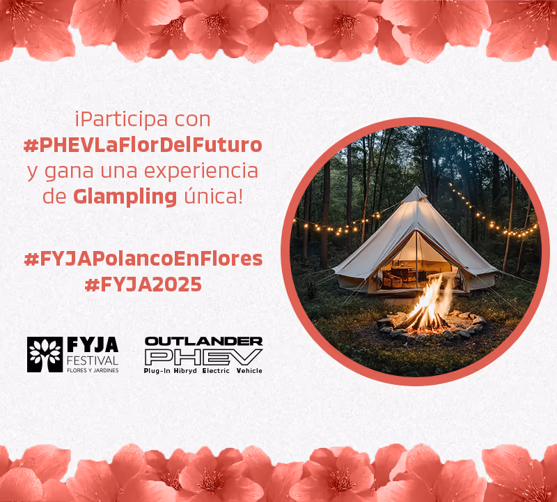 ¡Participa con #PHEVLaFlorDelFuturo y gana una experiencia de Glamping única! ¡Participa con #PHEVLaFlorDelFuturo y gana una experiencia de Glamping única!