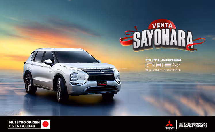 Estrena una Mitsubishi Outlander PHEV 2025 con tasa desde 9.9%(1) + 1 año de Seguro Gratis(2) + 0% Comisión por Apertura(3) o mensualidades desde $9,799.00 M.N. con Reestreno(4) solo con Mitsubishi Motors Financial Services.