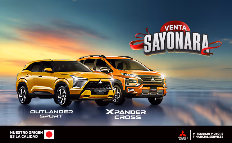 Estrena un Mitsubishi con tasa desde 3.9%(1) o 24 meses sin intereses(2) + 0% Comisión por Apertura(3) solo con Mitsubishi Motors Financial Services.