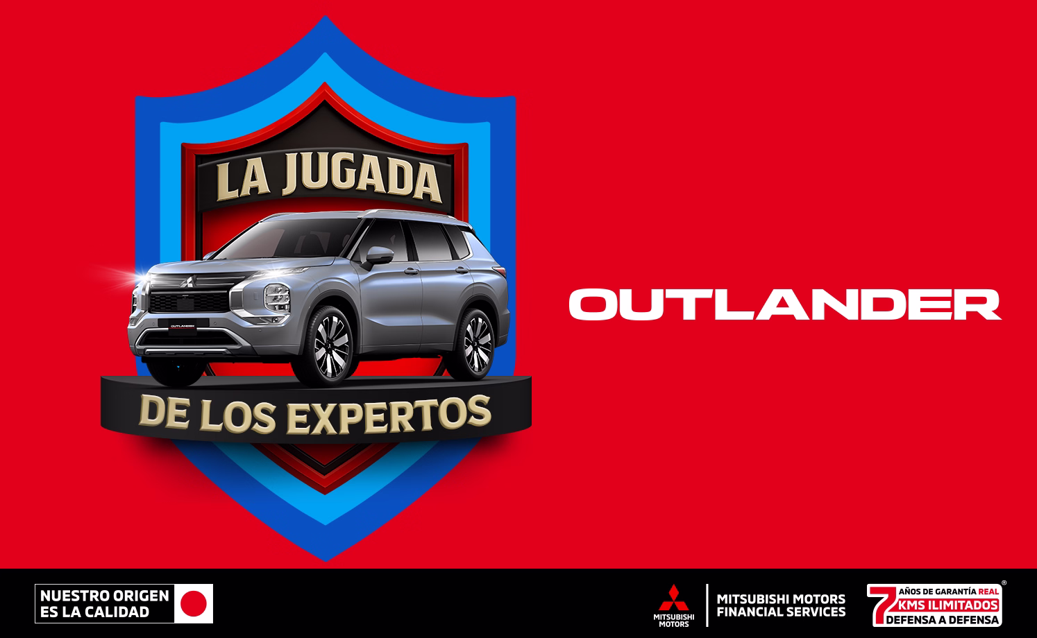 Estrena una Mitsubishi Outlander 2026 con tasa de 8.9%(1) o Bono Flexible de hasta $46,400.00 M.N. (2) solo con Mitsubishi Motors Financial Services. Estrena una Mitsubishi Outlander 2026 con tasa de 8.9%(1) o Bono Flexible de hasta $46,400.00 M.N. (2) solo con Mitsubishi Motors Financial Services.