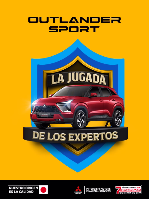 Estrena una Mitsubishi Outlander Sport 2026 con tasa de 4.9%(1) o Bono Flexible de $66,000.00 M.N.(2) solo con Mitsubishi Motors Financial Services.