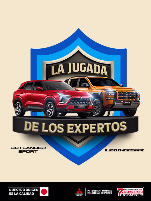 Estrena un Mitsubishi con tasa desde 4.9%(1) o Bono Flexible de hasta $63,900.00 M.N.(2) + 0% Comisión por Apertura(3) solo con Mitsubishi Motors Financial Services.
